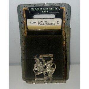 VINTAGE Warhammer 40K Eldar Fire Dragon Warriors Metal OOP NOS Games Workshop
